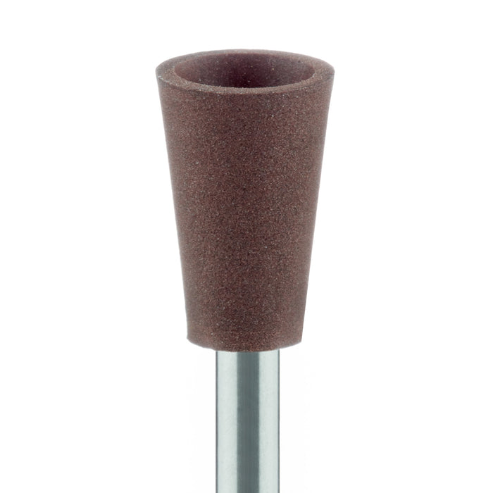 Polisher, Brown, Cup, 6.5mm Ø, Polishing (Medium), RA - 9504P-065-RA-BRN - Avtec Dental