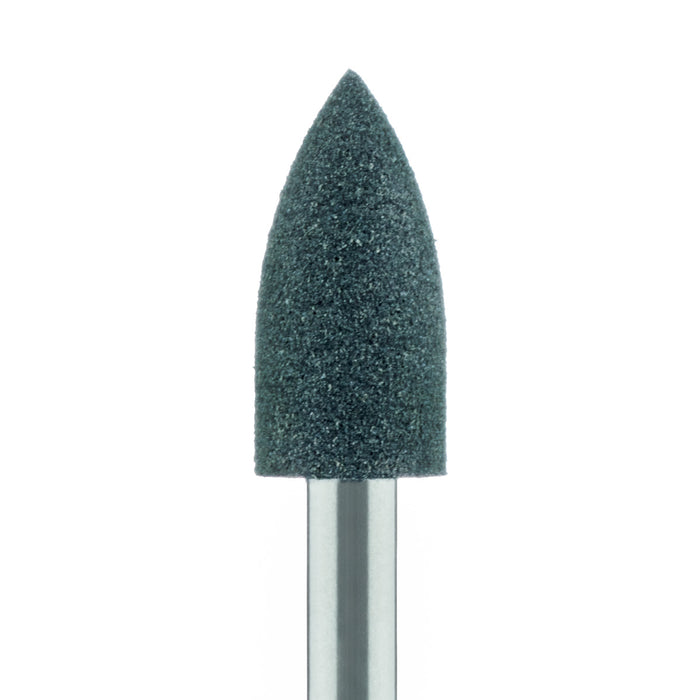 Polisher, Black, Flame, 5mm Ø, Pre-Polishing (Coarse), RA - 9506V-050-RA-BLK - Avtec Dental