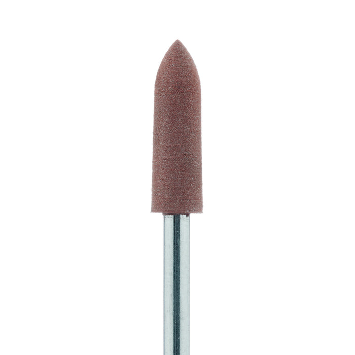 Polisher, Brown, Pointed Cylinder, 5mm Ø, Polishing (Medium), HP - 9507P-050-HP-BRN - Avtec Dental