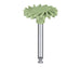 Universal Twist Polisher, High Shine, Fine, Green RA - 9517H-140-RA - Avtec Dental