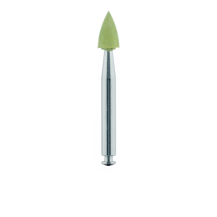 Polisher, Light-Green, Point, Composite, 3.3mm Ø, Fine, RA - 9527P-033-RA-LGRN - Avtec Dental