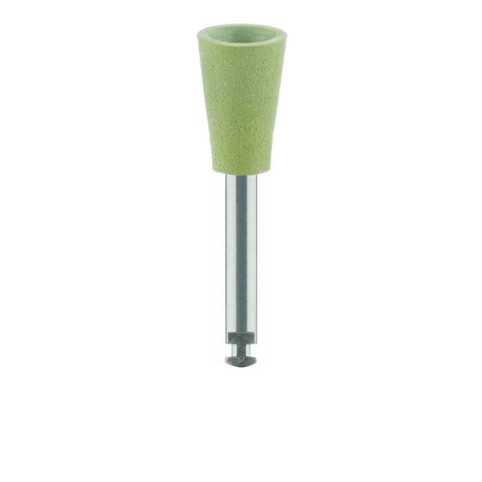 Polisher, Light Green, Cup, Composite, 6.5mm Ø, Fine, RA - 9528P-065-RA-LGRN - Avtec Dental