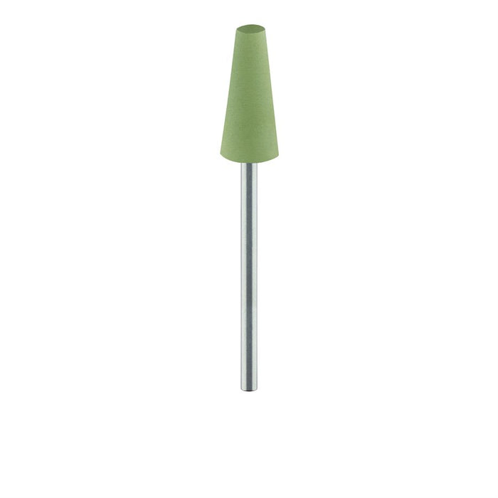 Polisher, For Acrylics, Yellow, Flat End Cone, 8mm Ø, High Shine, HP - 9577H-080-HP-Y - Avtec Dental