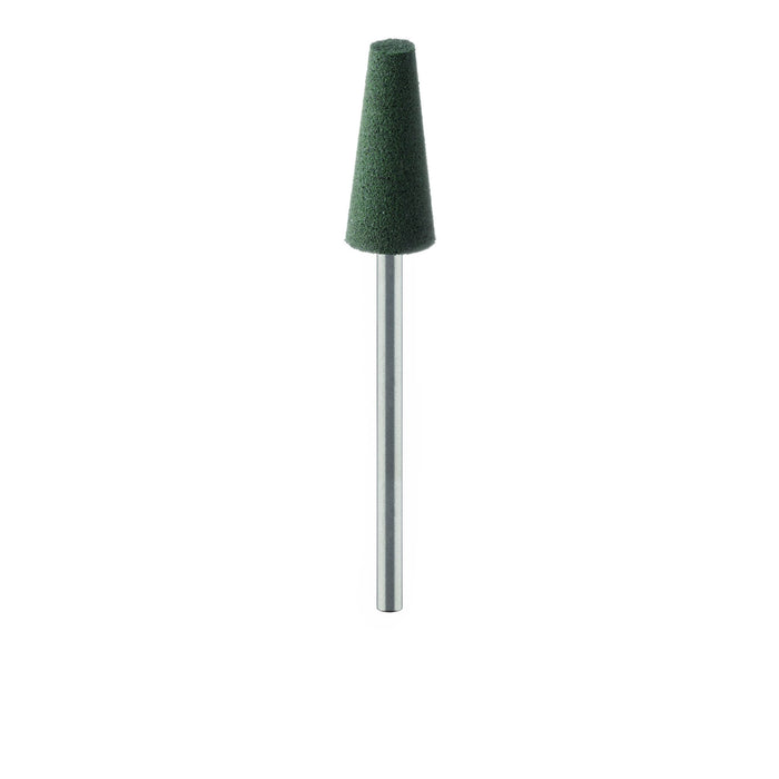 Polisher, For Acrylics, Green, Flat End Cone, 8mm Ø, Pre-Polishing, HP - 9577V-080-HP-GRN - Avtec Dental