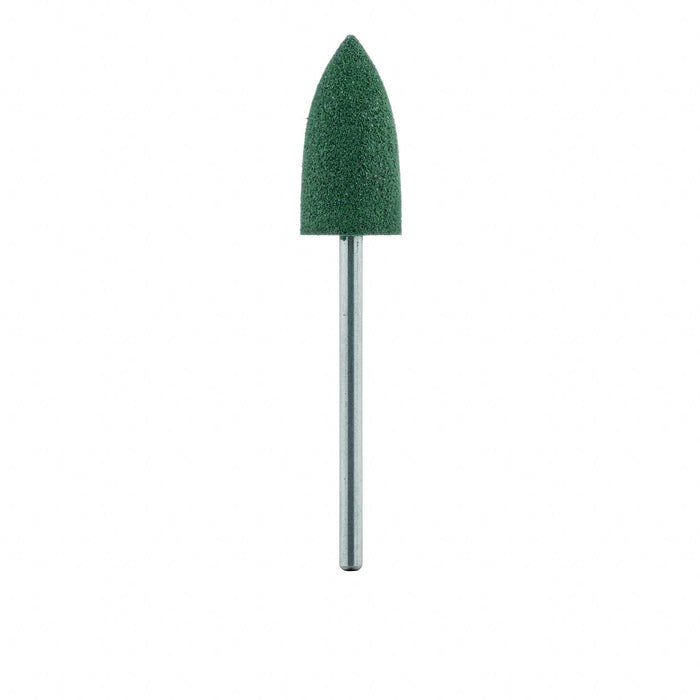 Polisher, For Acrylics, Green, Point, 10mm Ø, Pre-Polishing, HP - 9579V-100-HP-GRN - Avtec Dental