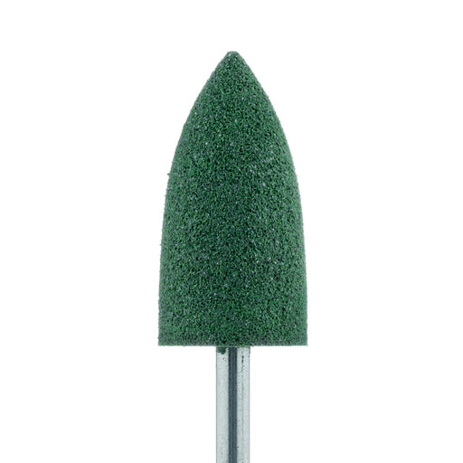 Polisher, For Acrylics, Green, Point, 10mm Ø, Pre-Polishing, HP - 9579V-100-HP-GRN - Avtec Dental