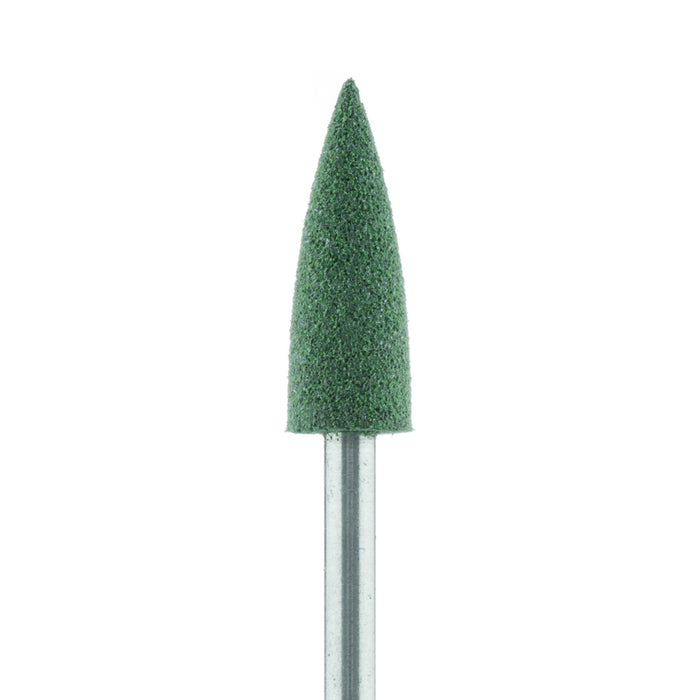 Polisher, For Acrylics, Green, Point, 5.6mm Ø, Pre-Polishing, HP - 9580V-056-HP-GRN - Avtec Dental