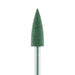Polisher, For Acrylics, Green, Point, 5.6mm Ø, Pre-Polishing, HP - 9580V-056-HP-GRN - Avtec Dental
