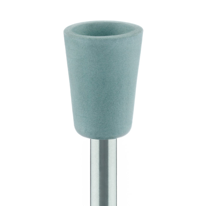 Polisher, Porcelain Polishers for Ceramics, Light Green, Cup, 7mm Ø, Polishing, RA - 9653H-070-RA-GR - Avtec Dental