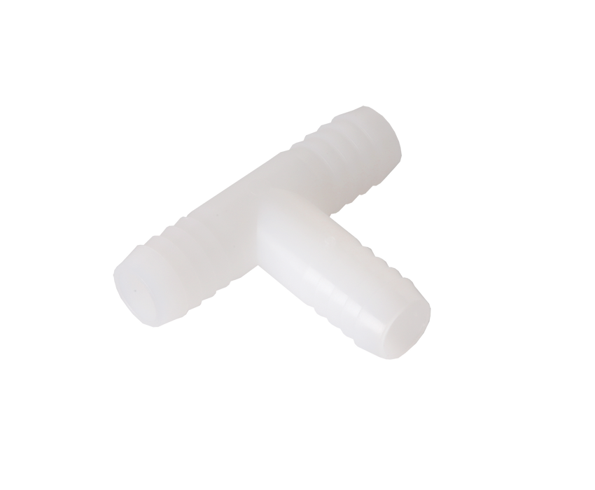 5/8" x 5/8" x 1/2" Barb Tee, Plastic - DCI 0970