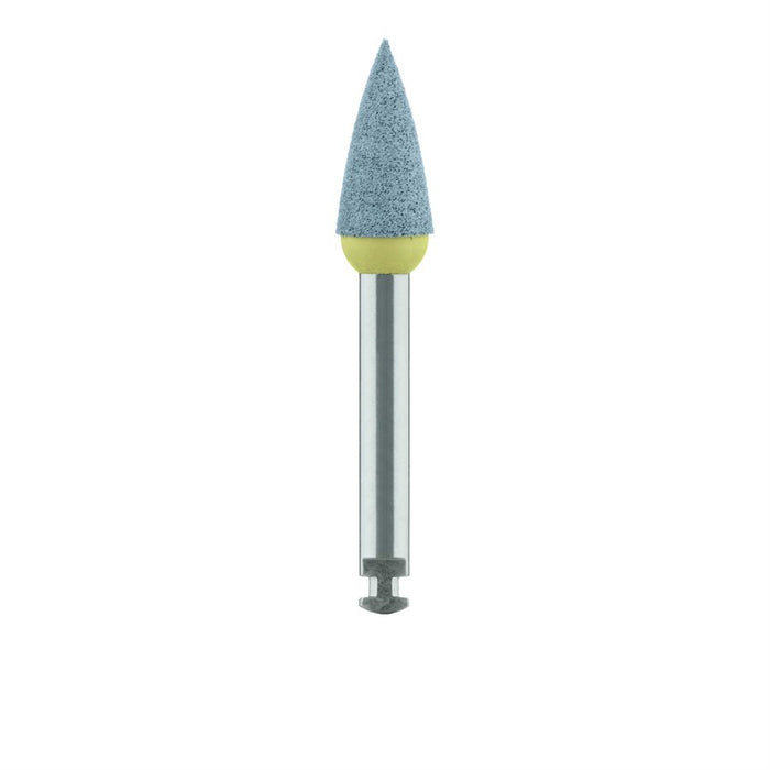Polisher, Light Blue / Beige, Point, 4mm Ø, Pre-Polishing, RA - 9712G-040-RA-TRQ / B - Avtec Dental