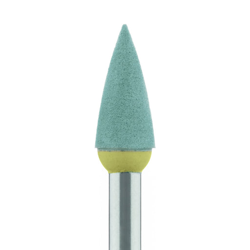 Polisher, Turquoise / Beige, Point, 4mm Ø, Polishing, RA - 9712M-040-RA-TRQ / BL - Avtec Dental