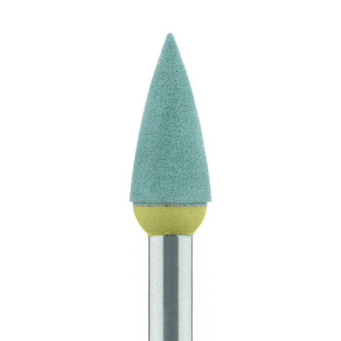 Polisher, Turquoise / Beige, Point, 4mm Ø, Polishing, RA - 9712M-040-RA-TRQ / BL - Avtec Dental