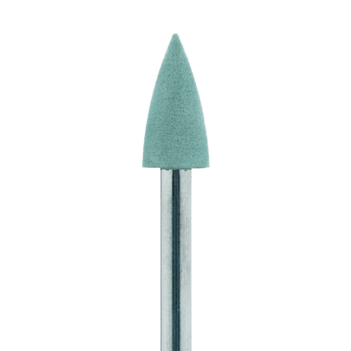 Polisher, Turquoise / Beige, Point, 3.3mm Ø, Polishing, RA - 9713M-033-FG-TRQ / BL - Avtec Dental