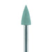 Polisher, Turquoise / Beige, Point, 3.3mm Ø, Polishing, RA - 9713M-033-FG-TRQ / BL - Avtec Dental