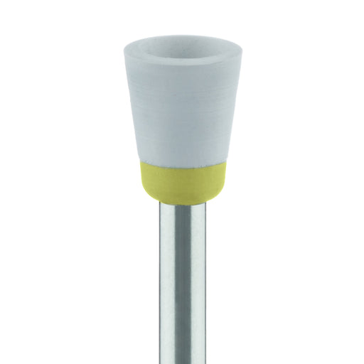 Polisher, Grey / Beige, Cup, 6mm Ø, High Shine, RA - 9714F-060-RA-GREY / B - Avtec Dental