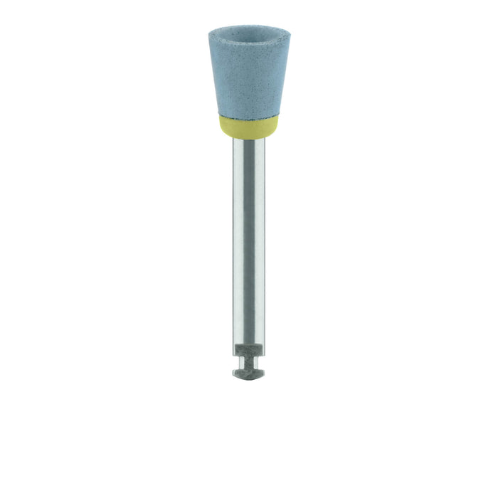 Polisher, Turquoise / Beige, Cup, 6mm Ø, Pre-Polishing, RA - 9714G-060-RA-TRQ / B - Avtec Dental