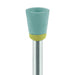 Polisher, Turquoise / Beige, Cup, 6mm Ø, Polishing, RA - 9714M-060-RA-TRQ / BL - Avtec Dental