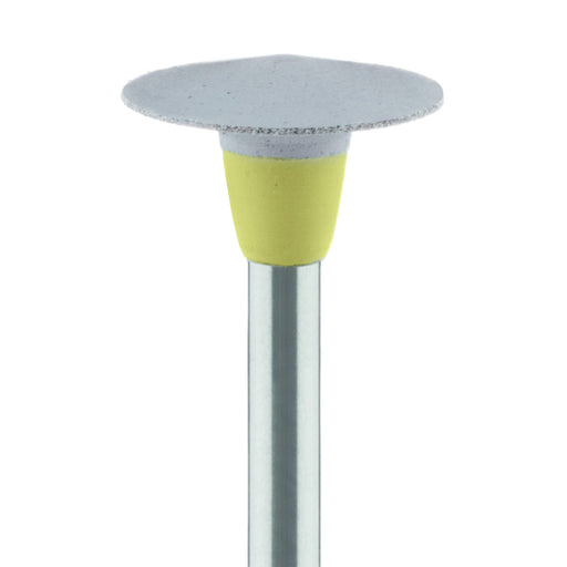 Polisher, Grey / Beige, Knife Edge, 10mm Ø, High Shine, RA - 9718F-100-RA-GREY / B - Avtec Dental