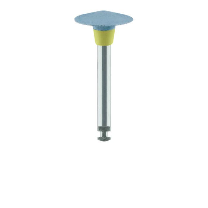 Polisher, Light Blue / Beige, Knife Edge, 10mm Ø, Pre-Polishing, RA - 9718G-100-RA-TRQ / B - Avtec Dental