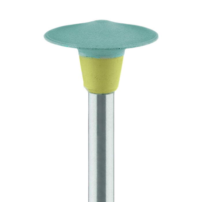 Polisher, Turquoise / Beige, Knife Edge, 10mm Ø, Polishing, RA - 9718M-100-RA-TRQ / BL - Avtec Dental