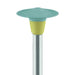 Polisher, Turquoise / Beige, Knife Edge, 10mm Ø, Polishing, RA - 9718M-100-RA-TRQ / BL - Avtec Dental