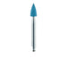 Polisher, Diamond Impregnated, For Porcelain, Blue, Point, 3mm Ø, Polishing (Medium), RA - 9741M-030-RA-BLU - Avtec Dental