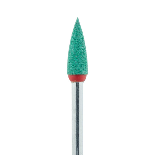 Polisher, Diamond Impregnated, For Porcelain, Green / Orange, Point, 4mm Ø, Pre-Polishing (Coarse), HP - 9742G-040-HP-GR / O - Avtec Dental