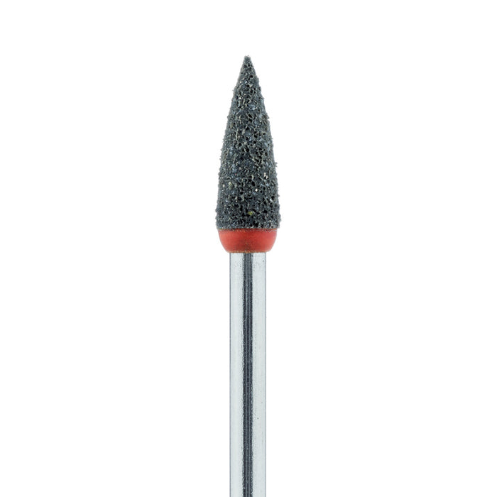 Polisher, Diamond Impregnated, For Porcelain, Black / Orange, Point, 4mm Ø, Pre-Polishing (Super Coarse), HP - 9742H-040-HP-GR / O - Avtec Dental