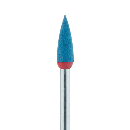 Polisher, Diamond Impregnated, For Porcelain, Blue / Orange, Point, 4mm Ø, Polishing (Medium), HP - 9742M-040-HP-BL / O - Avtec Dental