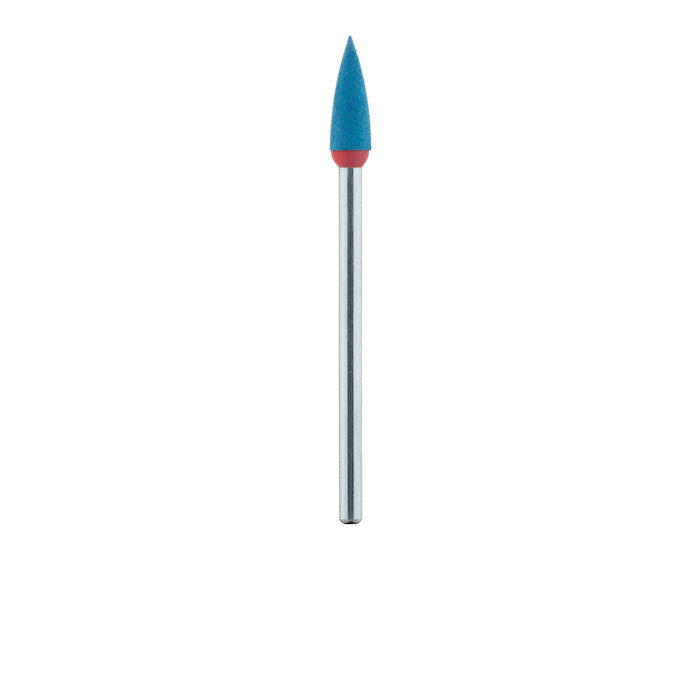 Polisher, Diamond Impregnated, For Porcelain, Blue / Orange, Point, 4mm Ø, Polishing (Medium), HP - 9742M-040-HP-BL / O - Avtec Dental