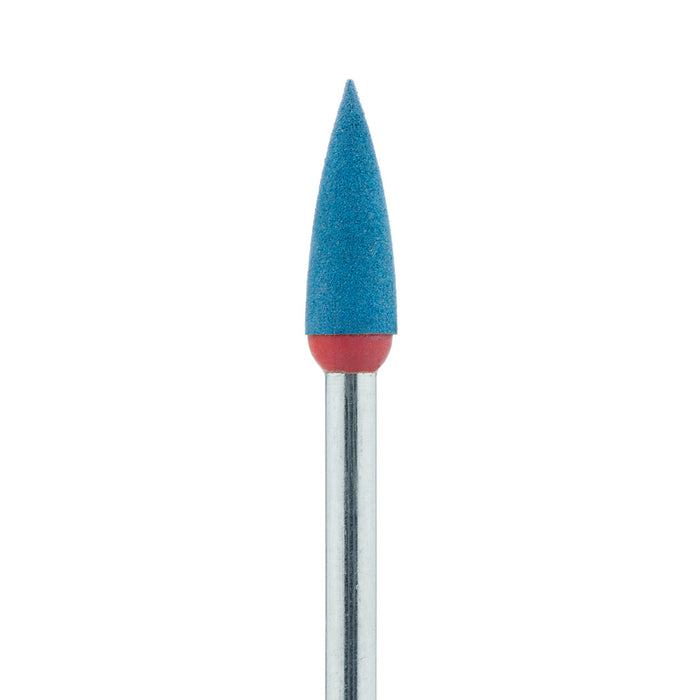 Polisher, Diamond Impregnated, For Porcelain, Blue / Orange, Point, 4mm Ø, Polishing (Medium), HP - 9742M-040-HP-BL / O - Avtec Dental