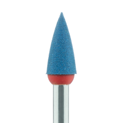 Polisher, Diamond Impregnated, For Porcelain, Blue / Orange, Point, 4mm Ø, Polishing (Medium), RA - 9743M-040-RA-BL / O - Avtec Dental