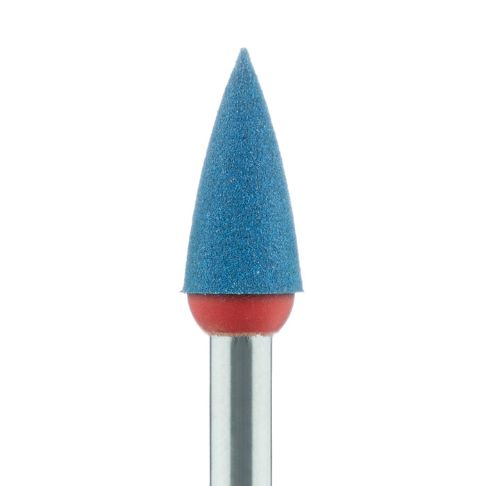 Polisher, Diamond Impregnated, For Porcelain, Blue / Orange, Point, 4mm Ø, Polishing (Medium), RA - 9743M-040-RA-BL / O - Avtec Dental