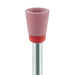 Polisher, Diamond Impregnated, For Porcelain, Red / Orange, Cup, 6mm Ø, High Shine (Fine), RA - 9744F-060-RA-R / O - Avtec Dental