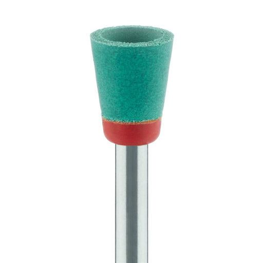 Polisher, Diamond Impregnated, For Porcelain, Green / Orange, Cup, 6mm, Pre-Polishing (Coarse), RA - 9744G-060-RA-GR / O - Avtec Dental