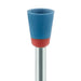 Polisher, Diamond Impregnated, For Porcelain, Blue / Orange, Cup, 6mm Ø, Polishing (Medium), RA - 9744M-060-RA-BL / O - Avtec Dental