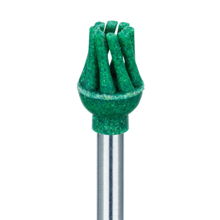 Polisher, For Porcelain, Green, Squid, Pre-Polish (Coarse), RA - 9745G-055-RA - Avtec Dental