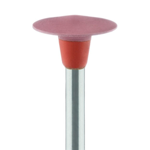 Polisher, Diamond Impregnated, For Porcelain, Red / Orange, Knife Edge, 10mm Ø, High Shine (Fine), RA - 9746F-100-RA-R / O - Avtec Dental