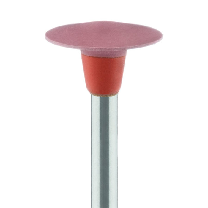 Polisher, Diamond Impregnated, For Porcelain, Red / Orange, Knife Edge, 10mm Ø, High Shine (Fine), RA - 9746F-100-RA-R / O - Avtec Dental
