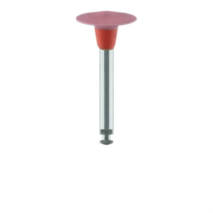 Polisher, Diamond Impregnated, For Porcelain, Red / Orange, Knife Edge, 10mm Ø, High Shine (Fine), RA - 9746F-100-RA-R / O - Avtec Dental
