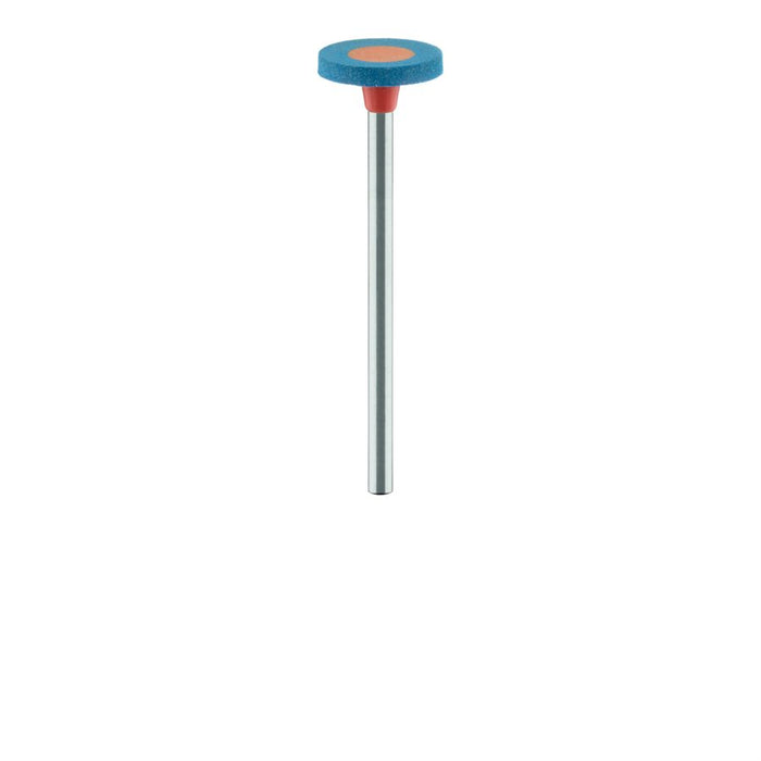 Polisher, Diamond Impregnated, For Porcelain, Blue / Orange, Wheel, 11mm Ø, Polishing (Medium), HP - 9749M-110-HP-BL / O - Avtec Dental