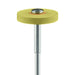 Polisher, Diamond Impregnated, For Porcelain, Yellow / Orange, Wheel, 17mm Ø, Mirror Finish Polishing (Extra Fine), HP - 9752C-170-HP-R / O - Avtec Dental