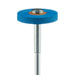 Polisher, Diamond Impregnated, For Porcelain, Blue / Orange, Wheel, 17mm Ø Polishing (Medium), HP - 9752M-170-HP-B / O - Avtec Dental