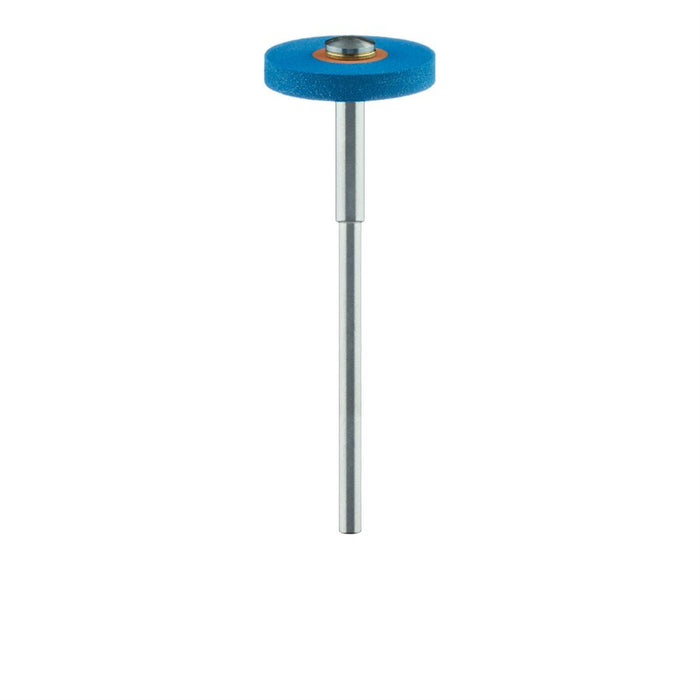 Polisher, Diamond Impregnated, For Porcelain, Blue / Orange, Wheel, 17mm Ø Polishing (Medium), HP - 9752M-170-HP-B / O - Avtec Dental