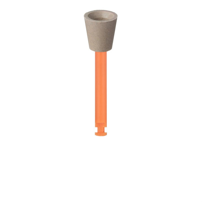 Polisher, Composite Singles, Brown, Cup, 6mm Ø, Polishing (Medium), RA - 9756M-060-RA - Avtec Dental