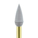 Polisher, Grey, Flame, 4mm Ø, Highly-Filled Composites, High Shine Polishing, RA - 9762F-040-RA-GREY - Avtec Dental