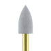 Polisher, Grey, Flame, 5mm Ø, Highly-Filled Composites, High Shine Polishing, RA - 9766F-050-RA-GREY - Avtec Dental