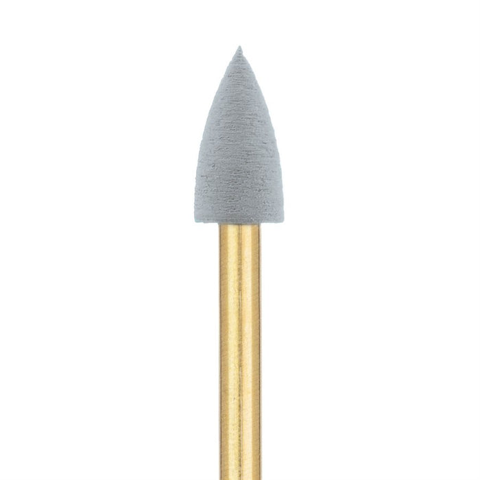 Polisher, Grey, Flame, 3mm Ø, Highly-Filled Composites, High Shine Polishing, FG - 9767F-030-FG - Avtec Dental