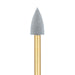 Polisher, Grey, Flame, 3mm Ø, Highly-Filled Composites, High Shine Polishing, FG - 9767F-030-FG - Avtec Dental
